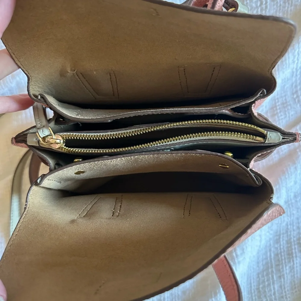 Pink MCM mini Milla bag - Picture 10 of 12